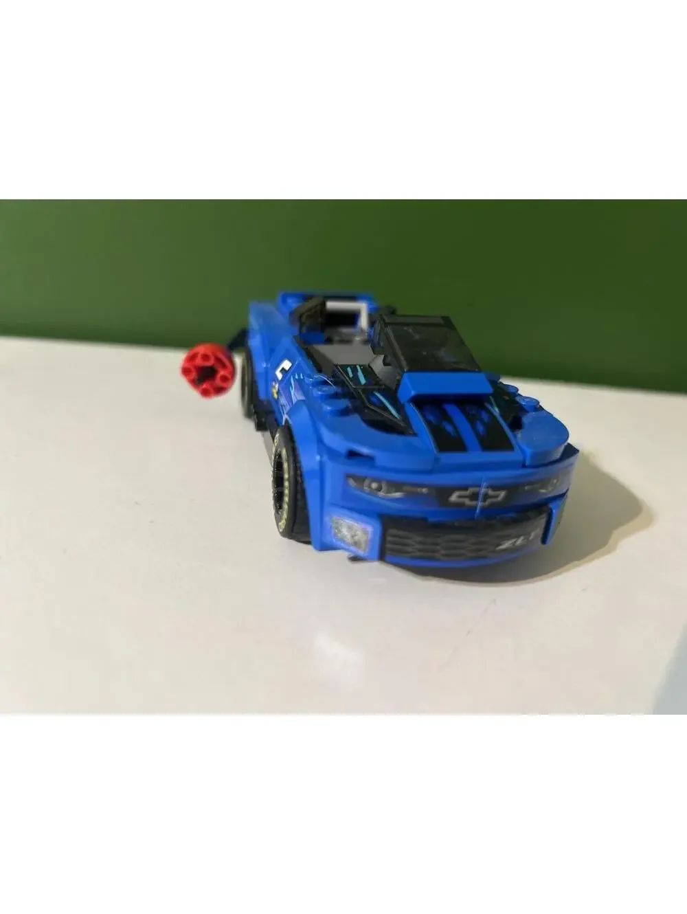 LEGO Speed Champions Chevrolet Camaro ZL1 Race Car 75891 Built Blue #5 NASCAR